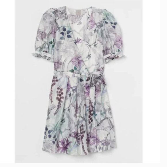 NWT- H&M Wrap Dress Size XXS - Picture 2 of 12